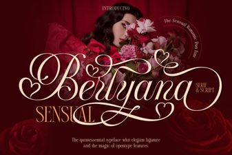 Berlyana Sensual Font for Creative Design Projects