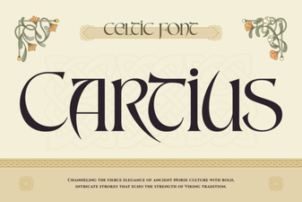 Cartius Font Design and Creative Project Ideas