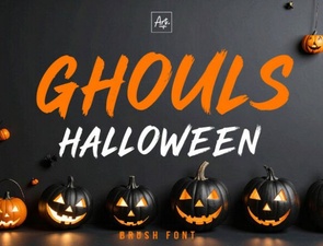 Ghouls Halloween Font Design Ideas