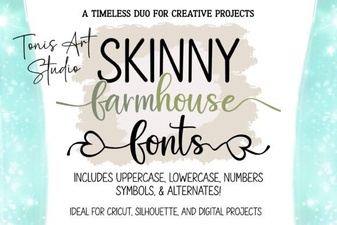 Farmhouse Script and Skinny Farmhouse Font for Stylish Design Projects