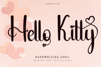 Hello Kitty Font Design Ideas